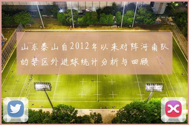 山东泰山自2012年以来对阵河南队的禁区外进球统计分析与回顾
